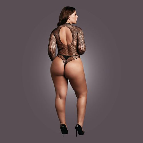 body with fishnet structure and turtle neck. na Arena.pl
