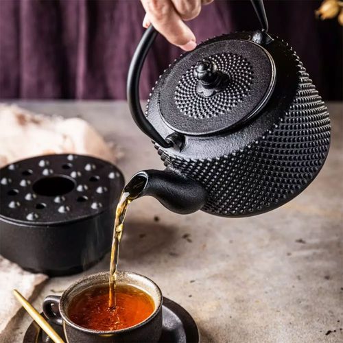 zaparzacz żeliwny dzbanek 0,8l z filtrem i podgrzewaczem kinghoff kh-1847 na Arena.pl