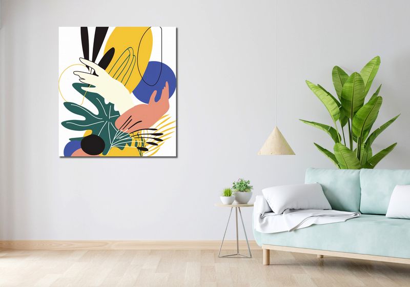 Obraz 90x100cm Dotyk Tropików zdjęcie 2