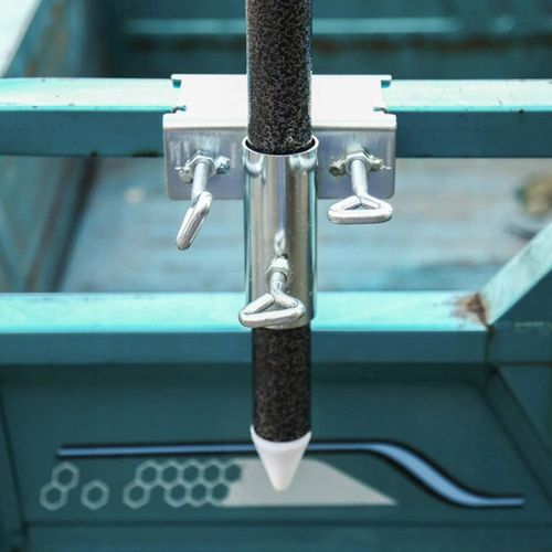 Uchwyt na FLAGĘ Parasol na balkon BEZ WIERCENIA do Poręczy Do Barierki na Arena.pl