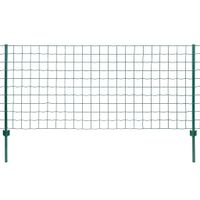 Euro ogrodzenie, stalowe, 20 x 1 m, zielone