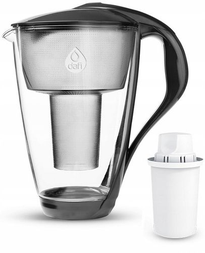 Dzbanek filtrujący szklany Dafi Crystal LED + 1 filtr Classic na Arena.pl