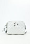 Monnari - torebka listonoszka raportówka pikowana jasny szary BAG1200-019
