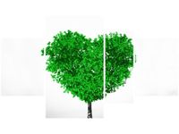 OBRAZ TREE OF LOVE MIŁOŚĆ SERCE PRZYRODA