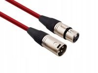 Kabel XLR - XLR Red's music MC0180-RED 8 m
