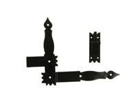 zawias okiennic kątowy czarny (kpl l+p) - ir zkmimo