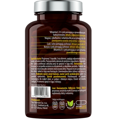 Essensey - Multivit Premium Formula - 90 kaps. na Arena.pl