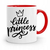 Kubek Czerwony Dzień Dziecka Little Princess Z Nadrukiem Ze Zdjęciem