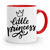 Kubek Czerwony Dzień Dziecka Little Princess Z Nadrukiem Ze Zdjęciem