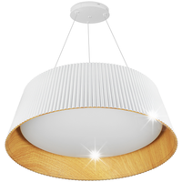 NOWOCZESNA LAMPA WISZĄCA SUFITOWA LED ŻYRANDOL 46cm 24W 155cm zwisu