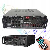 2X WZMACNIACZ CYFROWY HIFI BLUETOOTH 5.0 DOMOWY ODTWARZACZ AUDIO RADIO FM