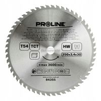PROLINE Piła tarczowa do drewna 350x30 54z