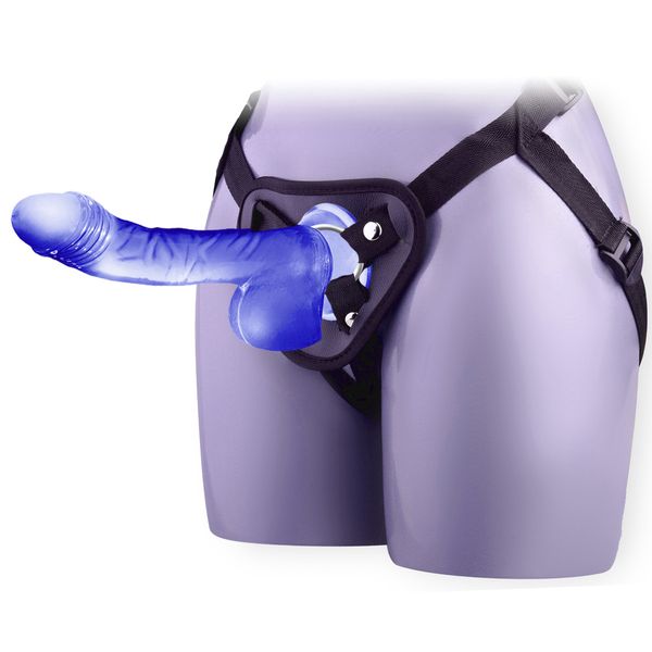 Żelowy Penis Strap On, Dildo Strap-On Na Pasie zdjęcie 1