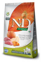 farmina n&d pumpkin grain free canine adult medium&maxi boar&apple 12kg