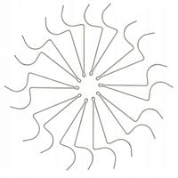 PALEC ZGRABIARKI PZK GWIAZDOWEJ GWIAZDÓWKI 10SZT