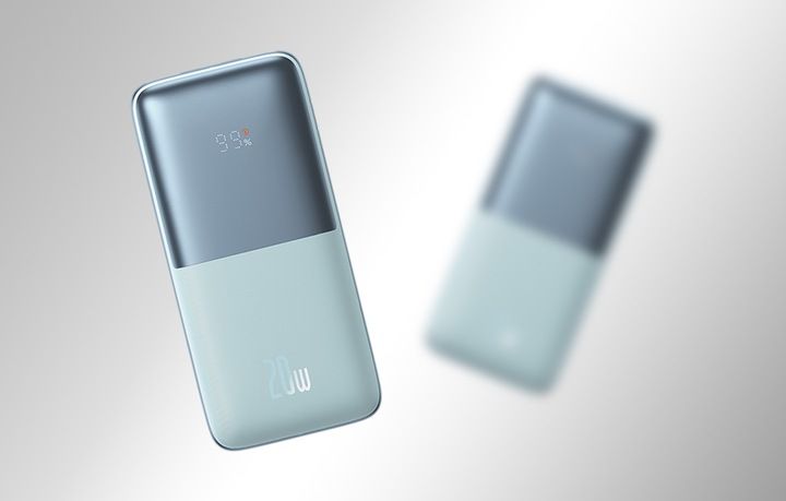 BASEUS POWER BANK PODRÓŻNY 10000 MAH 2X USB USB-C 20W QC 3.0 Z KABLEM USB zdjęcie 6