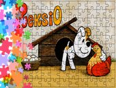 Puzzle tradycyjne - Reksio