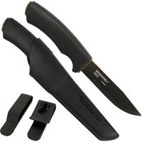 2X MORA Nóż Outdoor BUSHCRAFT BLACK CARBON 12490