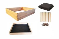 WARZYWNIAK drewniany inspekt zielnik 120x120x27