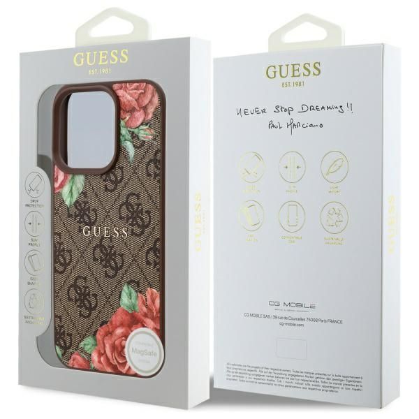 Etui Guess do iPhone 16 Pro, Brązowy, MagSafe zdjęcie 8