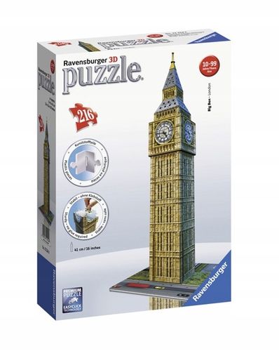 Ravensburger: Puzzle 3D Big Ben na Arena.pl