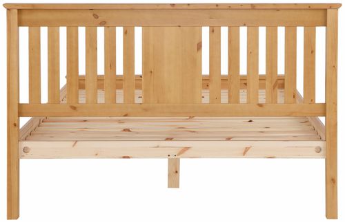 Proste, sosnowe łóżko 140x200 cm na Arena.pl