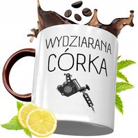 Kubek Bordowy Dla Córki Na Urodziny Prezent Z Nadrukiem Ze Zdjęciem