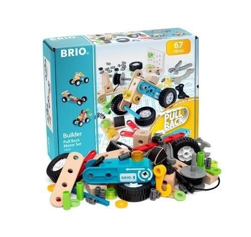 BRIO Builder Zestaw z Silniczkiem Pull Back 67 el. na Arena.pl