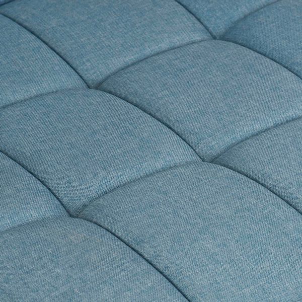 Fotel biurowy materiałowy Benton niebieski zdjęcie 5