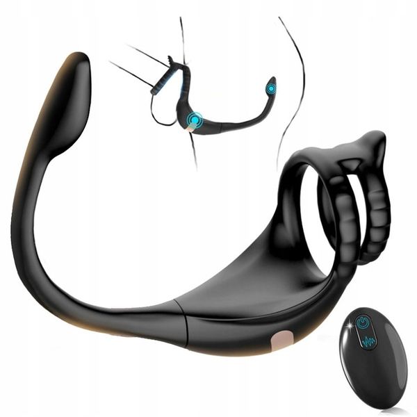 Wibrujące Pierścienie na Penisa Masażer Prostaty zdjęcie 1