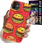 ETUI DO IPHONE 12 - SŁODKIE UŚMIECHNIĘTE BURGERY POKROWIEC