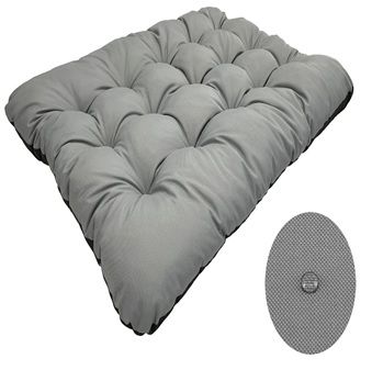 Poduszka PRESTIGE szara 120x80 cm zdjęcie 1