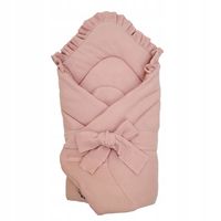 BECIK MUŚLINOWY rożek otulacz niemowlęcy 75x75 bawełna