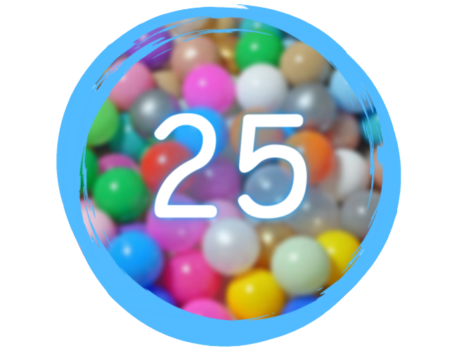 Plastikowe piłeczki do suchego basenu – 25 szt zdjęcie 1