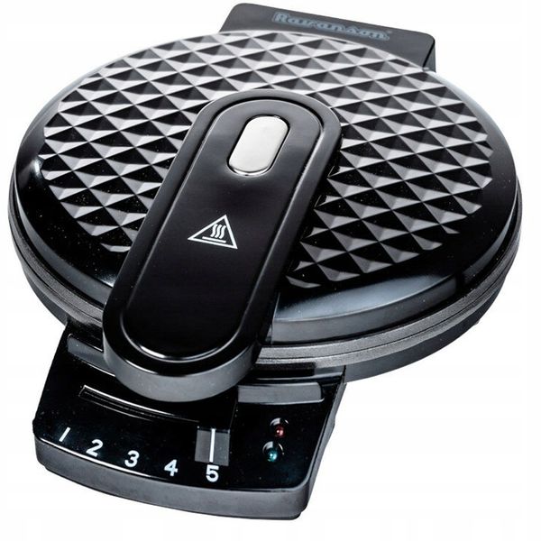 Gofrownica Ravanson GR-7010 1200 W czarne serce pyszne gofry zdjęcie 3