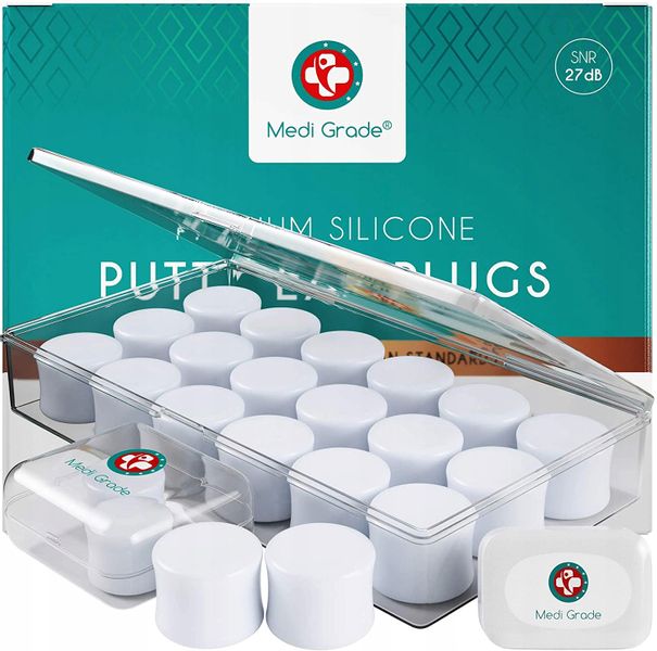 Duży ZESTAW Stopery do uszu 27dB etui Medi Grade zdjęcie 1