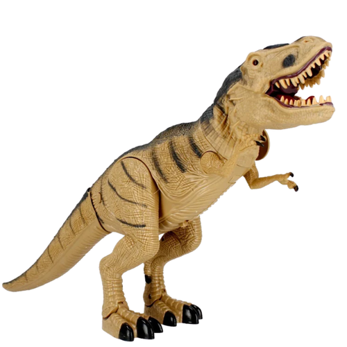 DINOZAUR ZDALNIE STEROWANY ŚWIECĄCE OCZY DŻWIĘK ŚWIATŁO CHODZI RYCZY DUŻY na Arena.pl