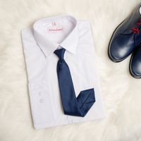 Krawat chłopięcy granatowy Kch-L-03