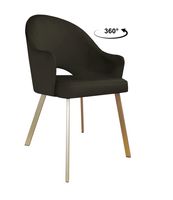 Krzesło obrotowe Velvet podstawa Profil złota MG05