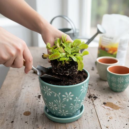 Muchołówka Dionaea Muscipula RED DRAGON OWADOŻERNA Zimoodporne na Arena.pl