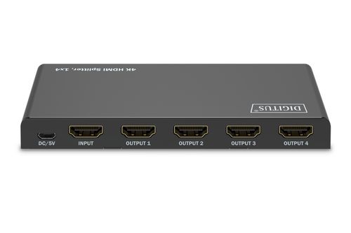 Digitus 4K HDMI Splitter, 1x4 | DS-55337 | Black na Arena.pl