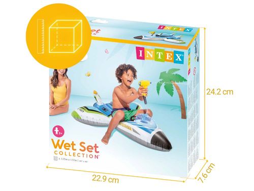 Samolot dmuchany z działkiem wodnym do basenu #57536 na Arena.pl