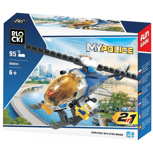 Klocki Blocki 2 w 1. My Police, 95 elementów na Arena.pl