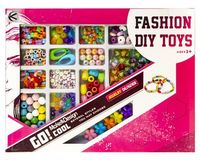 KOLOROWY ZESTAW KORALIKÓW DO TWORZENIA BIŻUTERII