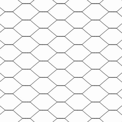 Ogrodzenie z słupkami Szary 0.6 x 25 m Stal pokryta PCV na Arena.pl