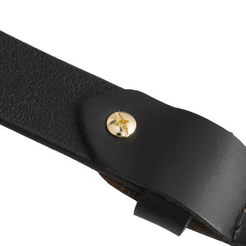 elegancki pasek damski ze skóry naturalnej  klasyczną klamrą - peterson 100 na Arena.pl