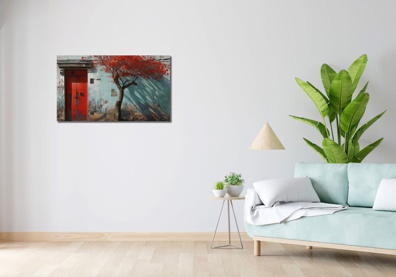 Obraz 90x50cm Widok Na Dawne zdjęcie 2