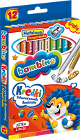 KREDKI OŁÓWKOWE JUMBO 12 TEMPERÓWKA BAMBINO