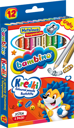 BIC Kids Supersoft Kredko - Matite Colorate Morbide 8 Pezzi Con Temperino, Ideali Per Bambini Dai 5 Anni - 4