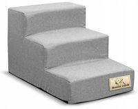 SCHODY dla PSA KOTA do ŁÓŻKA 30cm 3 STOPNIE PODEST SCHODKI STABILNE RAMPA